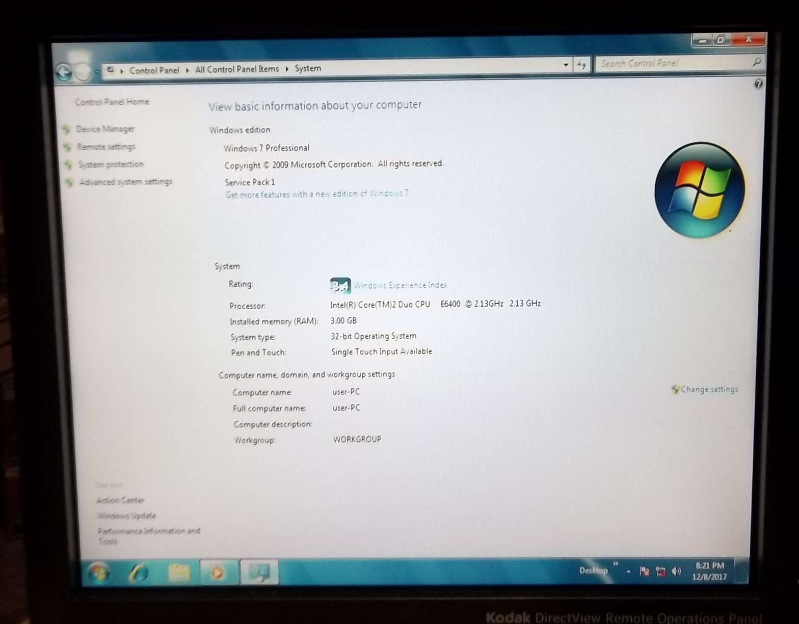 Used computer in very good shape, clean  computer desktop computers desktops